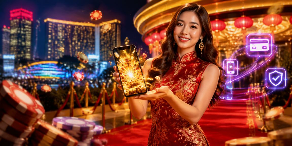 Suasana kasino Genting Highlands dengan aplikasi permainan jackpot dalam talian suka2cuci di skrin